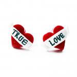  True Love Heart Stud Earri..